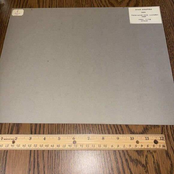 Vintage Herm Surmounted w Youthful Head Mounted Roman Sculpture Photo Face Bust - Picture 2 of 3